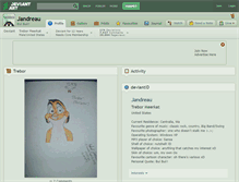 Tablet Screenshot of jandreau.deviantart.com