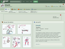 Tablet Screenshot of orionxs.deviantart.com