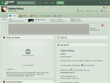 Tablet Screenshot of odette-roissy.deviantart.com