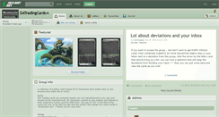Desktop Screenshot of datradingcards.deviantart.com