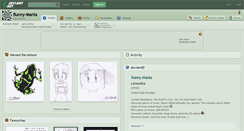 Desktop Screenshot of bunny-mania.deviantart.com