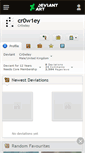 Mobile Screenshot of cr0w1ey.deviantart.com
