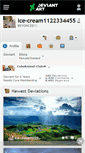 Mobile Screenshot of ice-cream1122334455.deviantart.com