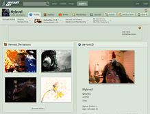 Tablet Screenshot of nylevel.deviantart.com