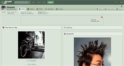 Desktop Screenshot of dimpled.deviantart.com