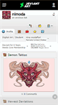 Mobile Screenshot of nimoda.deviantart.com