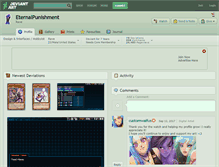Tablet Screenshot of eternalpunishment.deviantart.com