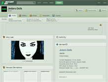 Tablet Screenshot of jesters-dolls.deviantart.com