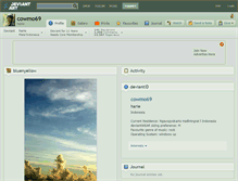 Tablet Screenshot of cowmo69.deviantart.com