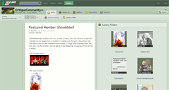 Desktop Screenshot of critiquecommunity.deviantart.com