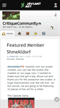 Mobile Screenshot of critiquecommunity.deviantart.com