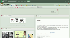 Desktop Screenshot of darknarax.deviantart.com