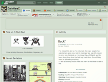 Tablet Screenshot of darknarax.deviantart.com