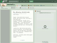 Tablet Screenshot of katerinafc.deviantart.com
