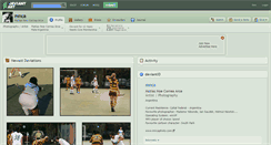 Desktop Screenshot of mnca.deviantart.com