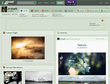 Tablet Screenshot of m-snark.deviantart.com