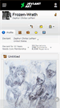 Mobile Screenshot of frozen-wrath.deviantart.com