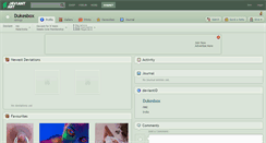 Desktop Screenshot of dukesbox.deviantart.com
