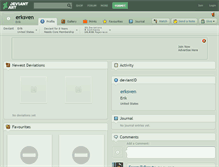 Tablet Screenshot of erksven.deviantart.com
