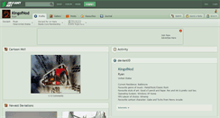 Desktop Screenshot of kingofnod.deviantart.com