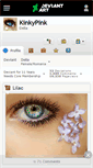Mobile Screenshot of kinkypink.deviantart.com