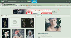Desktop Screenshot of annasimplessample.deviantart.com