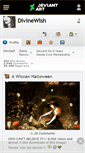 Mobile Screenshot of divinewish.deviantart.com