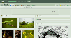 Desktop Screenshot of karanth.deviantart.com