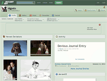 Tablet Screenshot of ldgpato.deviantart.com
