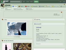 Tablet Screenshot of bzibziak.deviantart.com