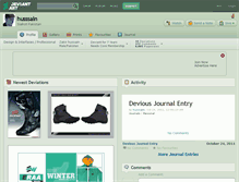 Tablet Screenshot of husssain.deviantart.com