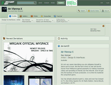 Tablet Screenshot of mr-vienna-x.deviantart.com