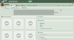 Desktop Screenshot of collecter.deviantart.com