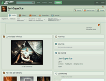 Tablet Screenshot of javi-superstar.deviantart.com
