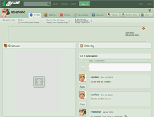 Tablet Screenshot of iriserend.deviantart.com