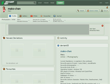 Tablet Screenshot of mako-chan.deviantart.com