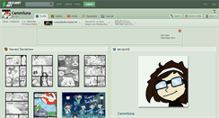 Desktop Screenshot of cammiluna.deviantart.com
