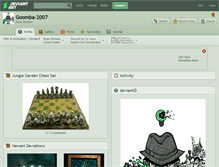 Tablet Screenshot of goomba-2007.deviantart.com