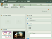 Tablet Screenshot of iranek.deviantart.com