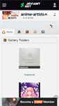 Mobile Screenshot of anime-artists.deviantart.com