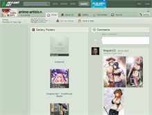 Tablet Screenshot of anime-artists.deviantart.com