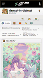 Mobile Screenshot of damsel-in-distrust.deviantart.com