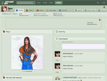 Tablet Screenshot of fgee.deviantart.com