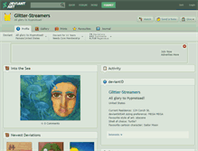 Tablet Screenshot of glitter-streamers.deviantart.com