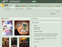 Tablet Screenshot of illyad.deviantart.com