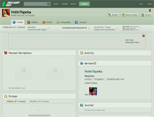 Tablet Screenshot of hotintopeka.deviantart.com