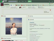 Tablet Screenshot of carpesav.deviantart.com