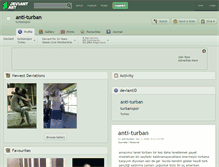 Tablet Screenshot of anti-turban.deviantart.com