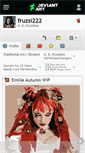 Mobile Screenshot of fruzsi222.deviantart.com