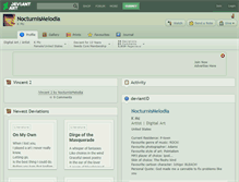 Tablet Screenshot of nocturnismelodia.deviantart.com